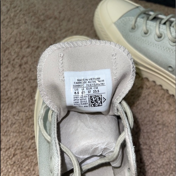 NWOT Converse CTAS Lift Ripple Ox Platform size 6.5 - Picture 7 of 10